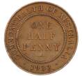 Монета 1/2 пенни 1933 года Австралия (Артикул: M2-77378) — Фото №1