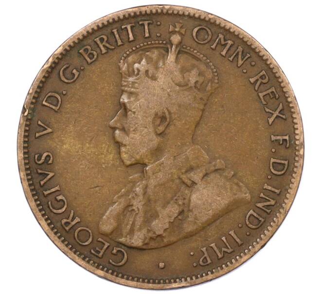 Монета 1/2 пенни 1921 года Австралия (Артикул: M2-77382) — Фото №2