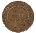 Монета 1/2 пенни 1933 года Австралия (Артикул: M2-77385) — Фото №1