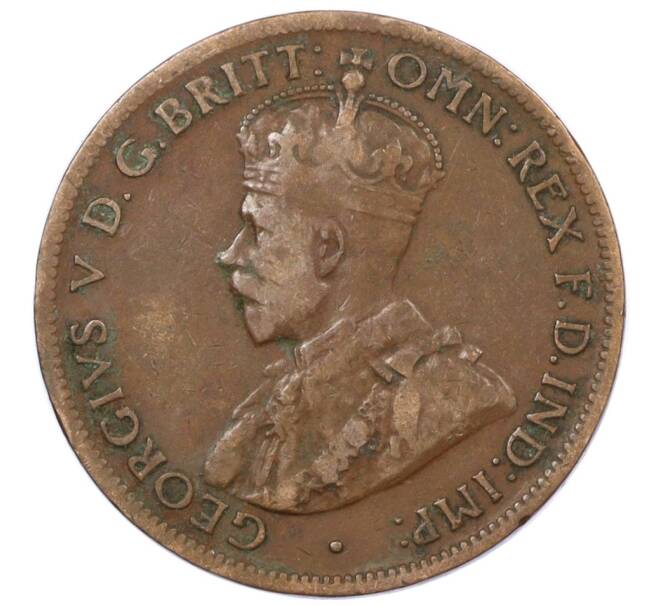 Монета 1/2 пенни 1922 года Австралия (Артикул: M2-77387) — Фото №2