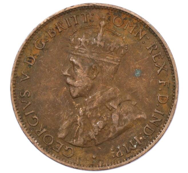 Монета 1/2 пенни 1933 года Австралия (Артикул: M2-77390) — Фото №2