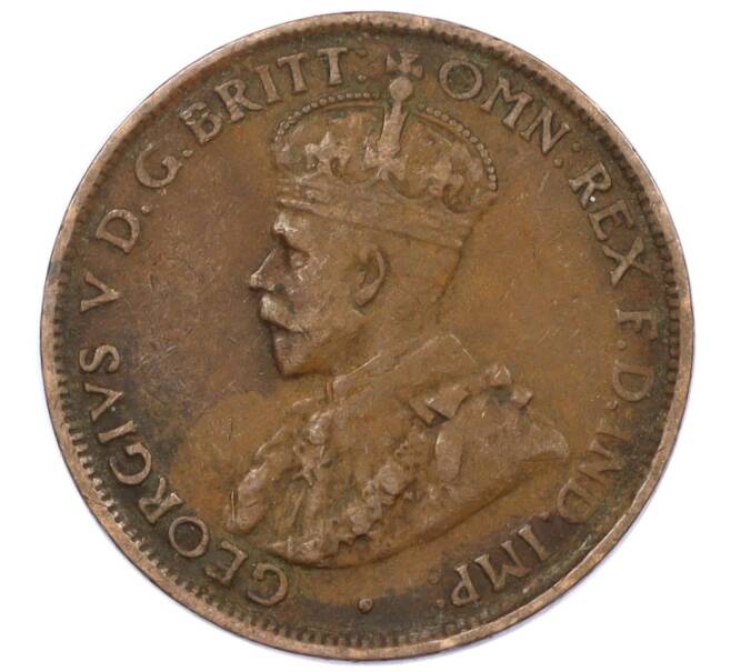 Монета 1/2 пенни 1927 года Австралия (Артикул: M2-77398) — Фото №2