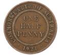 Монета 1/2 пенни 1921 года Австралия (Артикул: M2-77406) — Фото №1