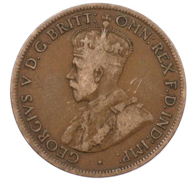 Монета 1/2 пенни 1921 года Австралия (Артикул: M2-77406) — Фото №2