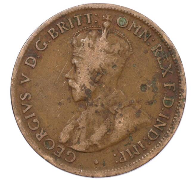 Монета 1/2 пенни 1921 года Австралия (Артикул: M2-77411) — Фото №2