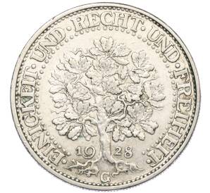 5 рейхсмарок 1928 года G Германия — Фото №1