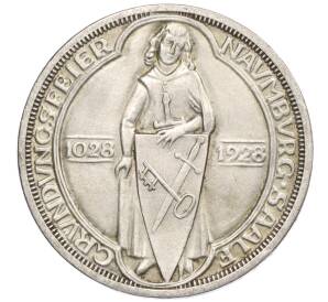 3 рейхсмарки 1928 года Германия «900 лет Наумбургу» — Фото №1