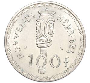 100 франков 1966 года Новые Гебриды — Фото №1