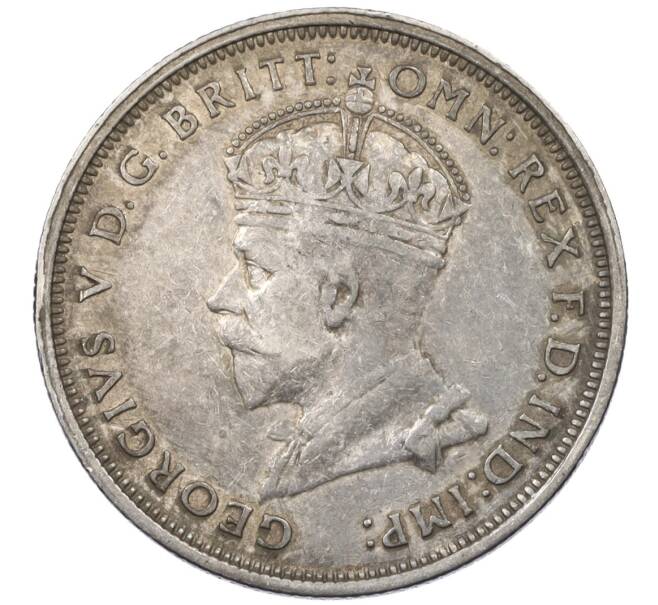 Монета 1 флорин 1927 года Австралия «Открытие здания парламента в Канберре» (Артикул: M2-77614) — Фото №2