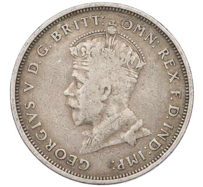 Монета 1 флорин 1927 года Австралия «Открытие здания парламента в Канберре» (Артикул: M2-77616) — Фото №2