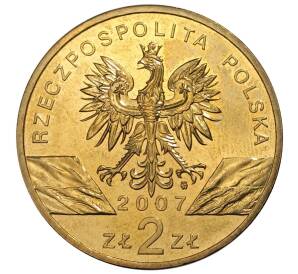 2 злотых 2007 года Польша «Всемирная природа — Длинномордый тюлень» — Фото №2