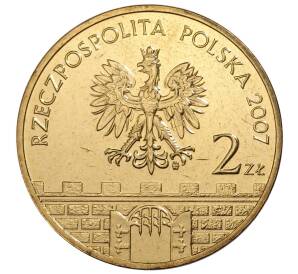 2 злотых 2007 года Польша «Древние города Польши — Свидница» — Фото №2