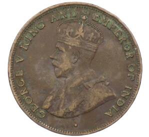 1 цент 1919 года Гонконг — Фото №2