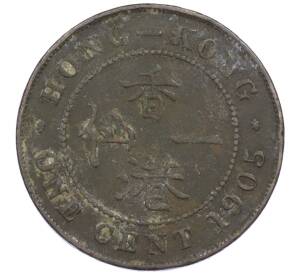 1 цент 1905 года Гонконг — Фото №1