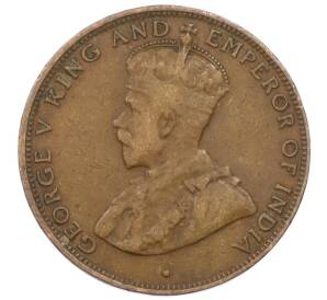 1 цент 1933 года Гонконг — Фото №2