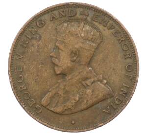 1 цент 1933 года Гонконг — Фото №2