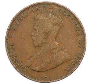 1 цент 1933 года Гонконг — Фото №2