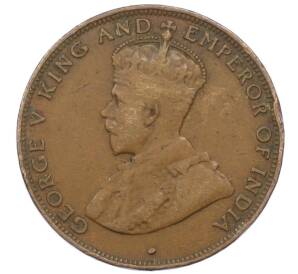 1 цент 1931 года Гонконг — Фото №2