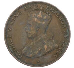 1 цент 1934 года Гонконг — Фото №2