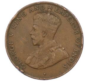 1 цент 1934 года Гонконг — Фото №2