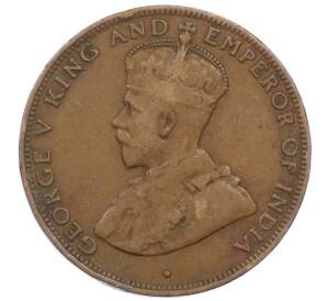 1 цент 1931 года Гонконг — Фото №2