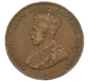 1 цент 1933 года Гонконг — Фото №2