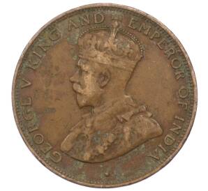 1 цент 1933 года Гонконг — Фото №2