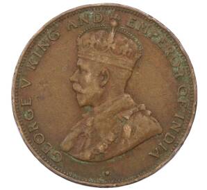 1 цент 1933 года Гонконг — Фото №2