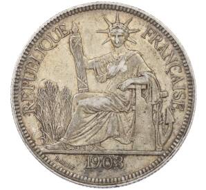 1 пиастр 1903 года Французский Индокитай — Фото №1