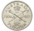 Монета 1 флорин 1951 года Австралия «50 лет Федерации» (Артикул: M2-77741) — Фото №1