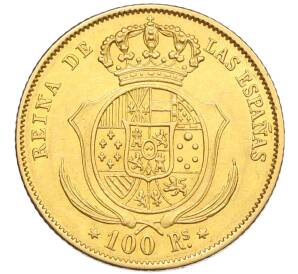 100 реалов 1860 года Испания — Фото №2
