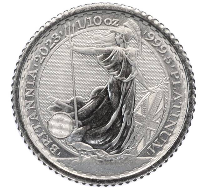 Монета 10 фунтов 2023 года Великобритания «Британия» (Карл III) (Артикул: M2-78038) — Фото №1