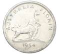 Монета 1 флорин 1954 года Австралия «Королевский визит в Австралию» (Артикул: M2-78058) — Фото №1