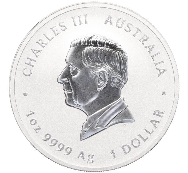Монета 1 доллар 2025 года Австралия «Китайский гороскоп — Год змеи» (Артикул: M2-78376) — Фото №2