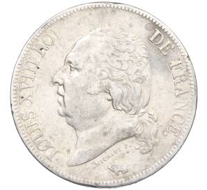 5 франков 1824 года W Франция — Фото №1