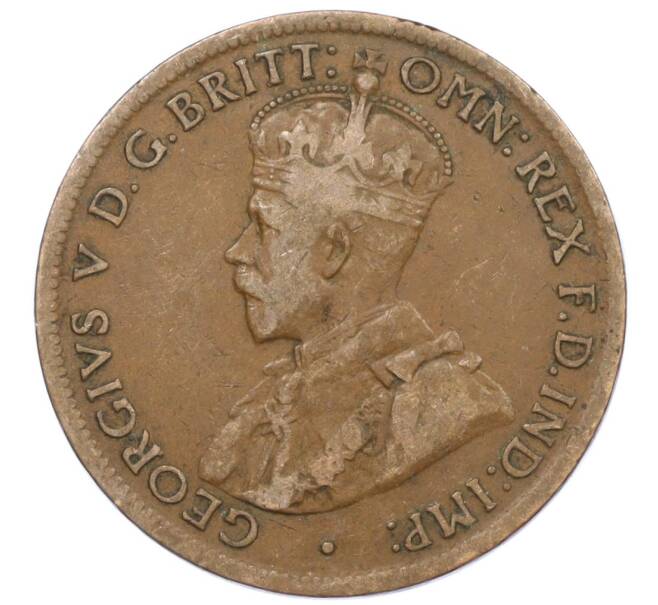 Монета 1/2 пенни 1921 года Австралия (Артикул: M2-78384) — Фото №2