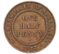 Монета 1/2 пенни 1927 года Австралия (Артикул: M2-78393) — Фото №1