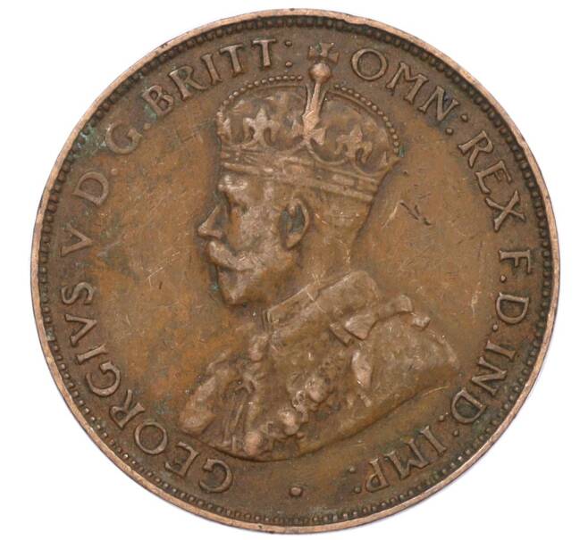 Монета 1/2 пенни 1934 года Австралия (Артикул: M2-78406) — Фото №2