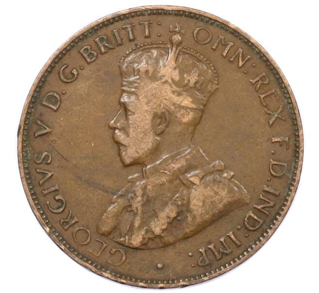 Монета 1/2 пенни 1921 года Австралия (Артикул: M2-78407) — Фото №2