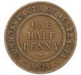 Монета 1/2 пенни 1921 года Австралия (Артикул: M2-78408) — Фото №1