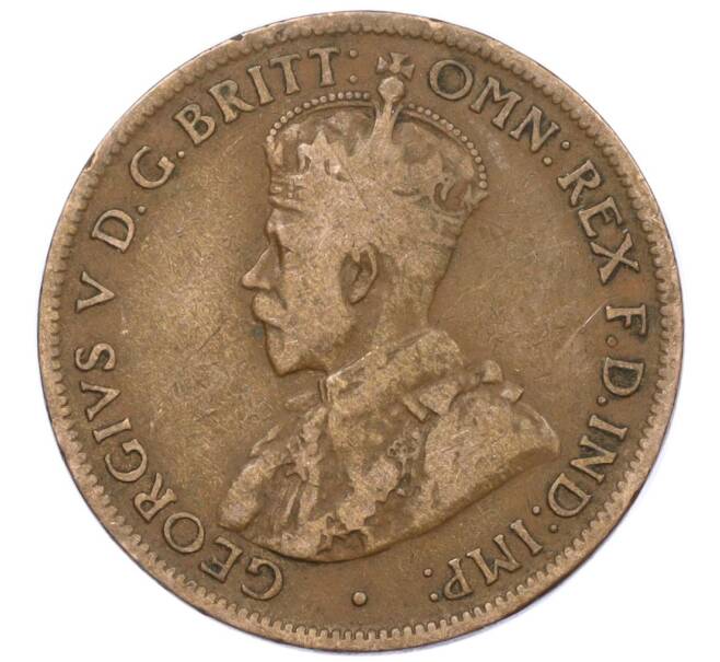 Монета 1/2 пенни 1921 года Австралия (Артикул: M2-78408) — Фото №2