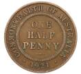Монета 1/2 пенни 1921 года Австралия (Артикул: M2-78409) — Фото №1
