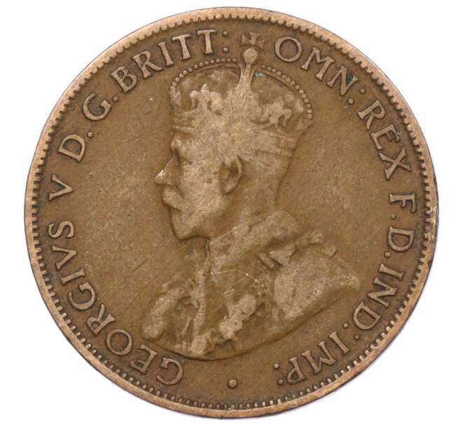 Монета 1/2 пенни 1921 года Австралия (Артикул: M2-78409) — Фото №2