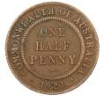 Монета 1/2 пенни 1921 года Австралия (Артикул: M2-78414) — Фото №1