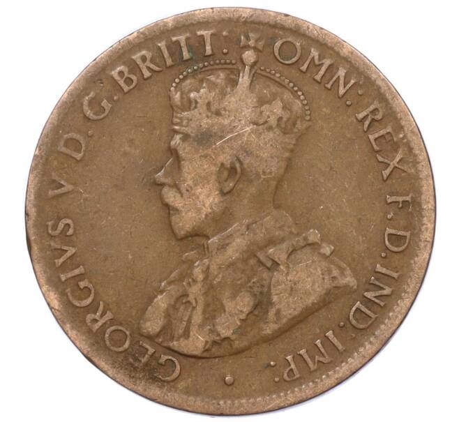 Монета 1/2 пенни 1921 года Австралия (Артикул: M2-78414) — Фото №2