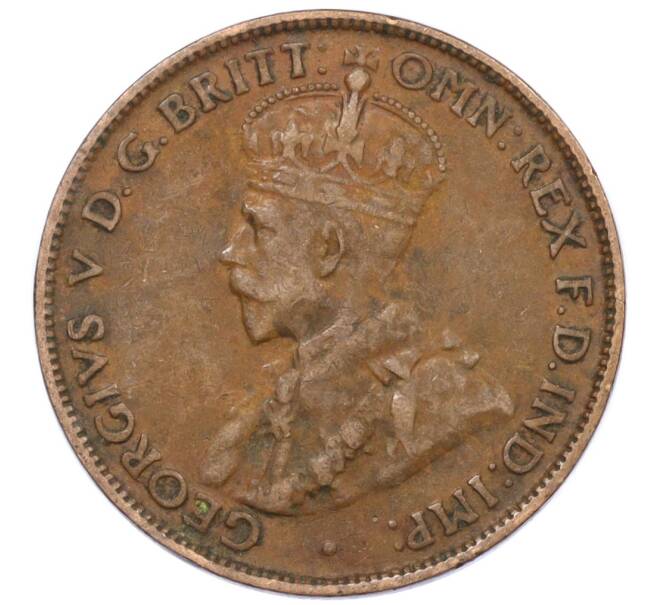 Монета 1/2 пенни 1927 года Австралия (Артикул: M2-78415) — Фото №2