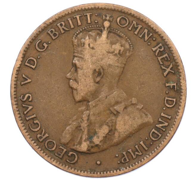 Монета 1/2 пенни 1921 года Австралия (Артикул: M2-78416) — Фото №2