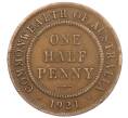 Монета 1/2 пенни 1921 года Австралия (Артикул: M2-78419) — Фото №1