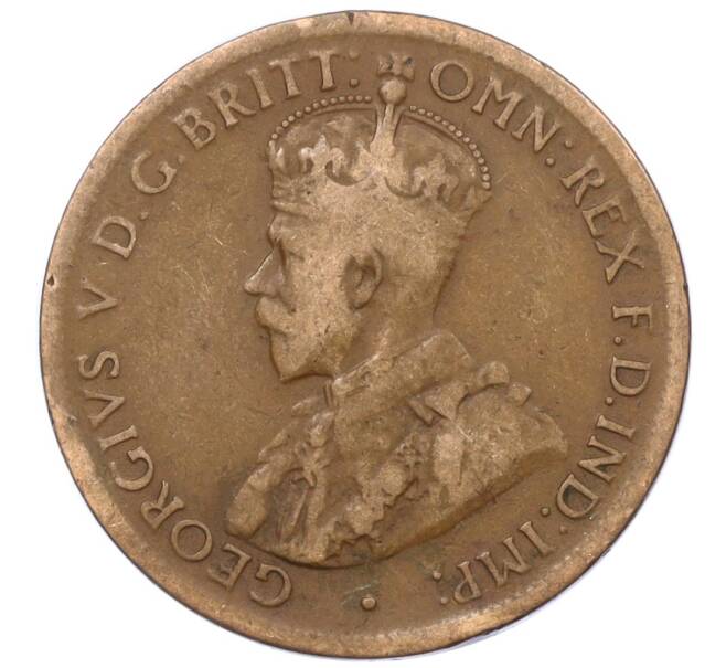 Монета 1/2 пенни 1921 года Австралия (Артикул: M2-78419) — Фото №2