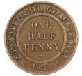 Монета 1/2 пенни 1921 года Австралия (Артикул: M2-78420) — Фото №1